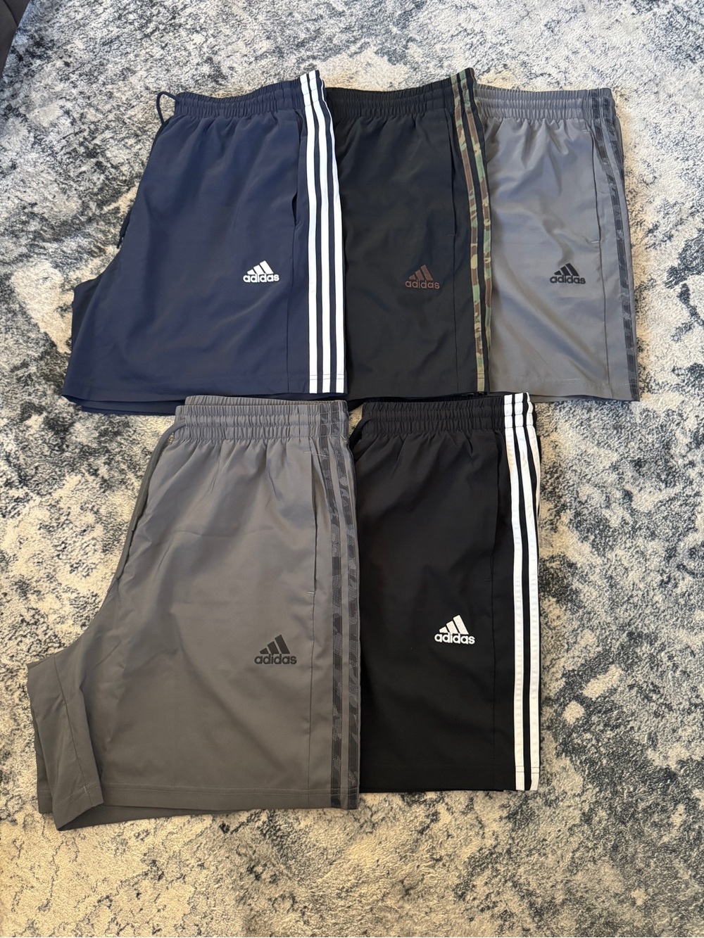 Adidas Athletic Quick Dry Men’s Shorts Bundle Lot
